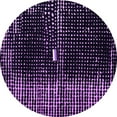 thumbnail image 1 of Ahgly Company Indoor Round Abstract Purple Modern Area Rugs, 6' Round, 1 of 4
