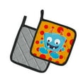 thumbnail image 2 of Caroline's Treasures Little Monster Aquadevil Pair of Pot Holders, 2 of 2