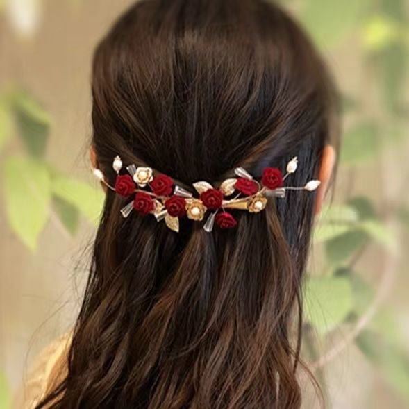 EKE Women’s Hair Clip Vintage Retro Back-Wear Elegant Hair Accessory with Fashion Texture