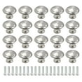 thumbnail image 1 of 20Pcs Cabinet Knobs Round Brushed Drawer Knobs Modern Cabinet Door Knobs Handles, 1 of 8