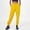 Yellow, variant on DuoJiaJ Cotton Sweatpants Women High Waisted Casual Lounge Jogger Pants with Pockets Beige L