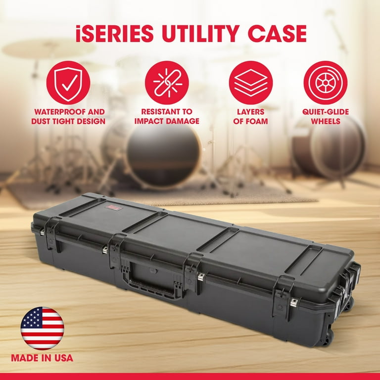 SKB iSeries 5616-9 Waterproof Utility Hard Case with Layered Foam