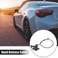 thumbnail image 2 of Coche Motor Capó Liberación Cable Alambre Unique Bargains Negro 51237164798, 2 of 6