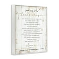 thumbnail image 5 of Stupell Industries The Lords Prayer Our Father Rustic Distressed White Wood Look Graphic Art White Framed Art Print Wall Art, 11x14, by Jennifer Pugh, 5 of 5