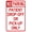 Warning Sign 3, variant on No Parking Patient Loading and Unloading Only Warning Sign, Security Metal Sign - 8"x12" Personalized Caution Decor for Business Office Yard Street Road Home Wall