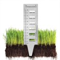 thumbnail image 1 of Medidor de hierba de acero inoxidable, herramienta para jardinería, deshierbe, medición de altura de crecimiento de plantas, 1 of 2