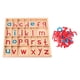 thumbnail image 3 of Materiales de aprendizaje de idiomas Montessori para preescolar, ortografía y juguetes, alfabeto inglés 1 juego de alfabeto, 3 of 9