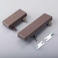 thumbnail image 3 of Wall Mount Double Curtain Track System - Heavy-Duty Metal Rail Set for Room Divider  Living Room &; Bedroom - Adjustable Mounting, 3 of 7