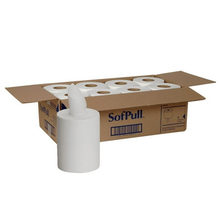 Georgia-Pacific Sofpull Premium Center-Pull Paper Towel, White, 275 Sheets, 8 Rolls
