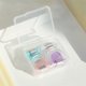 thumbnail image 2 of Clips de carpeta transparentes | Pinzas para documentos de cola larga | Clips de papelería de plástico transparente | Sellador de bolsas de bocadillos anchas que no dejan marcas | Multicolor |, 2 of 10