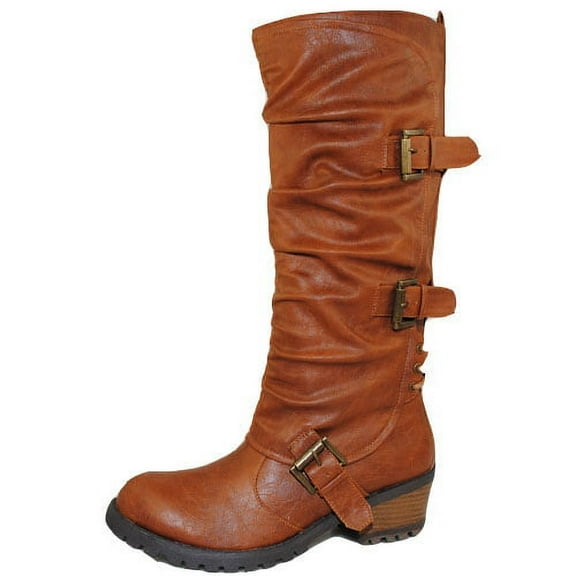 Qupid Reactor-06 Round Toe Knee High Boot