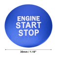 thumbnail image 7 of Engine Start Stop Button Cover One Click Push Start Button Sticker for Toyota Camry Aluminum Alloy Blue, 7 of 7