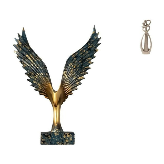 Estatua de para el hogar, escultura decorativa en miniatura de resina, hecha a mano, arte abstracto moderno, hecha a mano, impermeable, adecuada p