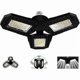 thumbnail image 1 of 40W LED Garage Lamp, E27 Deformable Ceiling Light with 3 Dimmable Panels, Cold White, for Garage, Workshop, Warehouse, 1 of 4