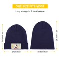 thumbnail image 2 of Hello Kitty Winter Beanie Hats for Men Women, Warm Cozy Knitted Cuffed Skull Cap, 2 of 8
