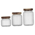 thumbnail image 4 of unbranded  Acacia Wood Glass Jar Food Containers Cookie Jars with Lids Restaurant for, 4 of 8