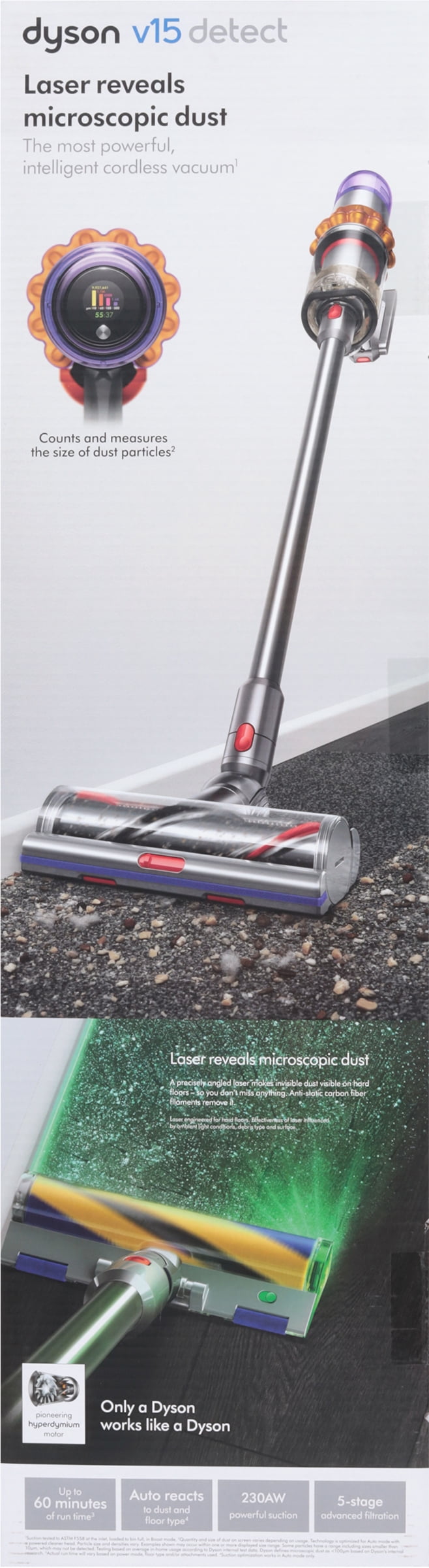 Dyson V15 Detect - Vacuum cleaner 