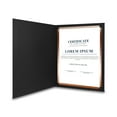 thumbnail image 5 of SUNEE Certificate Holders, Gold Foil Border, 8.5 x 11 Inches, Pack of 30, Black, 5 of 6