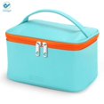 thumbnail image 2 of Deago Makeup Bag PU Leather Toiletry Bag Portable Cosmetic Pouch Water-resist Travel Organizer for Women (Blue), 2 of 9