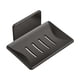 thumbnail image 2 of Accesorios de baño Jabonera de pared perforada para baño, de alta gama, con drenaje, caja de almacenamiento de acero inoxidable, soporte para jabón, 2 of 9