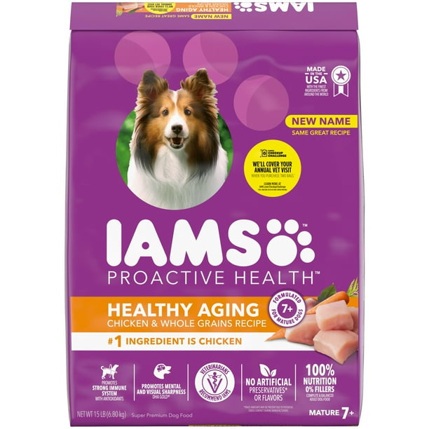 IAMS Healthy Aging Adult Dry Dog Food for Mature and Senior Dogs with