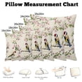 thumbnail image 5 of Throw Pillow Covers, Pink Spring Floral Decorative Throw Pillow Covers 20x20 Inch, Birds Elegant Farmhouse Art Square Linen Pillow Cases for Couch/Living Room/Sofa, 5 of 9
