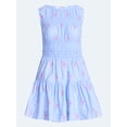 thumbnail image 5 of Free Assembly Women's and Women's Plus Smocked Cotton Drop Waist Mini Dress, Sizes XS-4X, 5 of 5