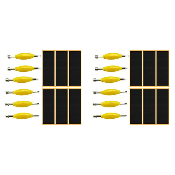 24 Pack Fingerboard Grip Tape Sticky Foam Sticker Replacement   Screwdriver Tool Nut Driver for Finger Skateboards