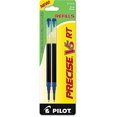 thumbnail image 1 of Pilot, Precise V5 RT Liquid Ink Refills, Extra Fine Point 0.5 mm, Blue, Pack Of 2, 1 of 4