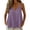 Purples, variant on Flowy Button down Cami Tops for Women V Neck Adjustable Spaghetti Strap Backless Undershirts Loose Sleeveless Linen Cotton Fashion Tank Tops S