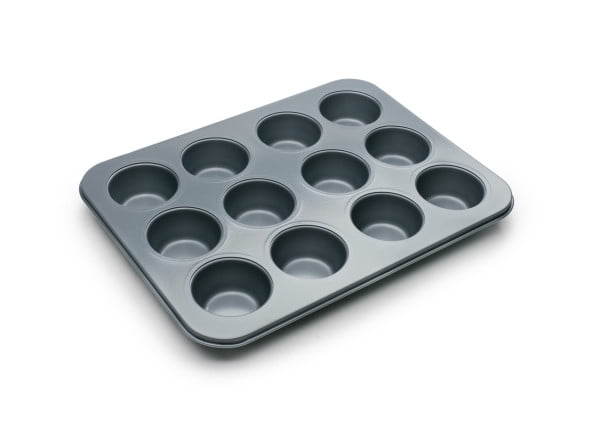 6 x Individual Non Stick Muffin Dish Tart Baking Mould Pan Tin Pie Dish 9 x4.5cm 