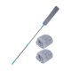 thumbnail image 5 of Cepillo para el polvo debajo de los electrodomésticos Herramienta de limpieza con trapeador largo Cepillo flexible lavable y retráctil para 3 paños Soledad Limpiador de polvo, 5 of 10