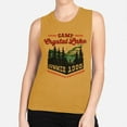 thumbnail image 2 of Camp Crystal Lake Women's Muscle Tank Medium Antique Gold, 2 of 5
