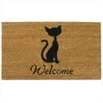 thumbnail image 1 of Rubber-Cal Meow Cat Welcome Door Mat - 30 x 18 x 0.63 in., 1 of 5