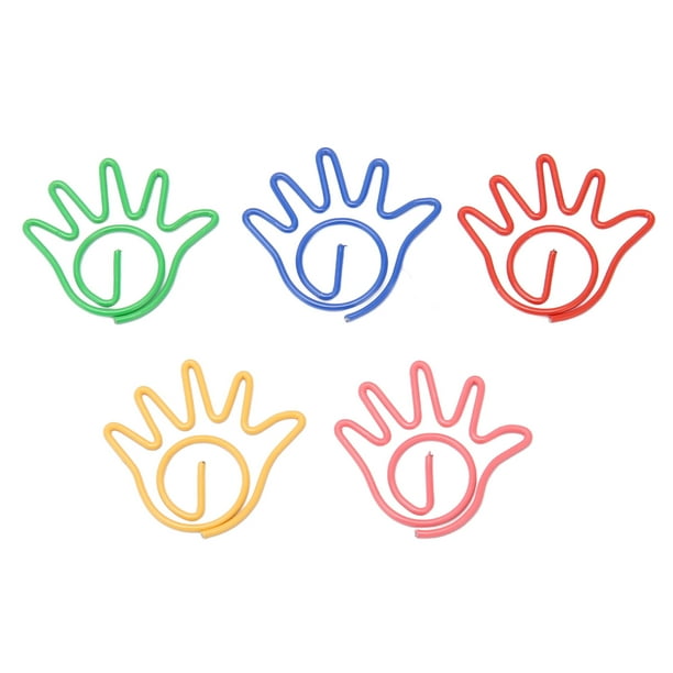 Cute Paper Clips, 100 Pieces Multi Purpose Fancy Paperclips For Office