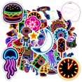 thumbnail image 3 of 35pcs-50pcs Neon Stickers Stationery Stickers Cartoon Animal Stickers Kids Stickers for Laptops Suitcase Fridge, 3 of 9