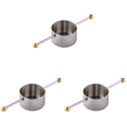 thumbnail image 1 of Measuring Cup Tools, Bar Measure Cocktail Jigger with Handle for Whisky Bar Tools Bar Accessories(3 Pcs), 1 of 8