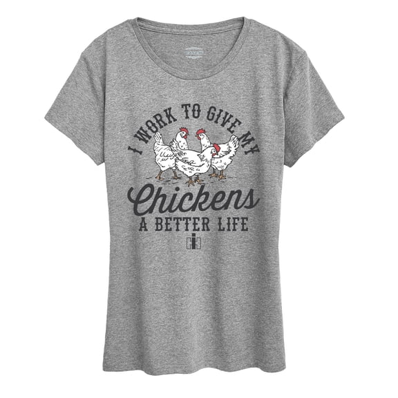 Case IH - Work For My Chickens - Women's Short Sleeve Graphic T-Shirt