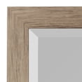 thumbnail image 6 of DesignOvation Beatrice Framed Decorative Rectangle Wall Mirror, 21 x 27, Rustic Brown, Farmhouse Rectangular Vanity Mirror for Use as Bathroom Mirror for Over Sink or Rustic Entryway Mirror, 6 of 8