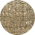 thumbnail image 1 of Ahgly Company Indoor Round Abstract Brown Modern Area Rugs, 7' Round, 1 of 4