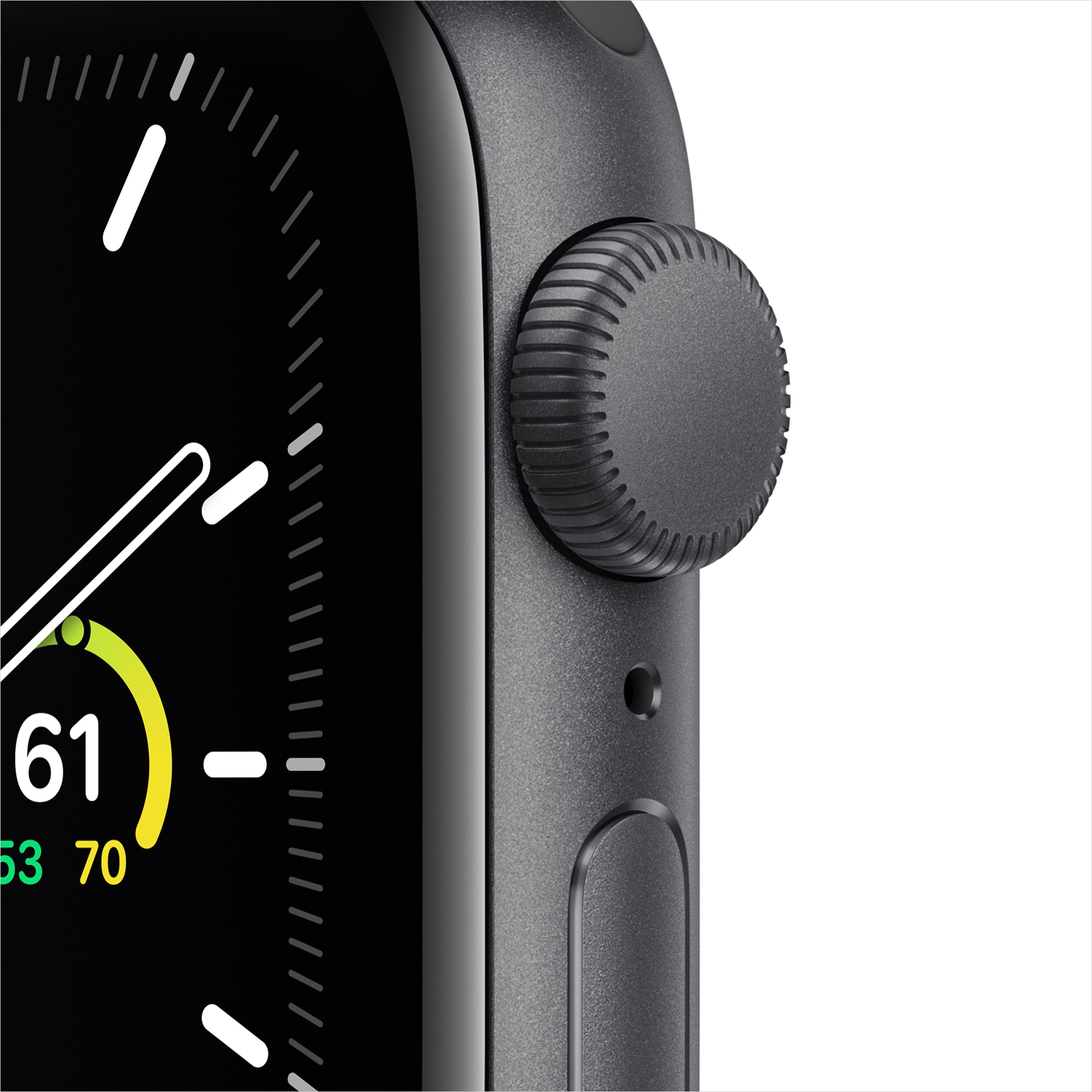 Apple Watch SE (1st Gen) GPS, 40mm Space Gray Aluminum Case with Black Sport Band - Regular - image 3 of 9