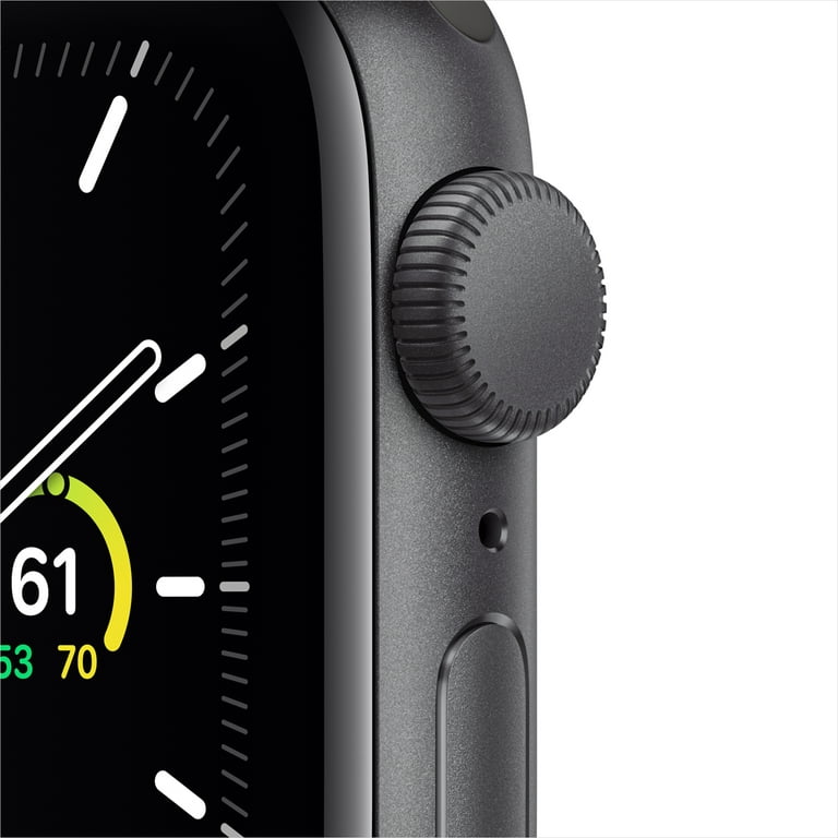 Restored Apple Watch SE GPS, 40mm Space Gray Aluminum Case with Black Sport  Band - Regular (Refurbished)
