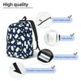 thumbnail image 5 of Balery Swan Vintage Canvas Backpack for Men and Women - Large Capacity, Durable Travel Laptop Bag for School, Work, Hiking, and Outdoor Activities-Small, 5 of 7