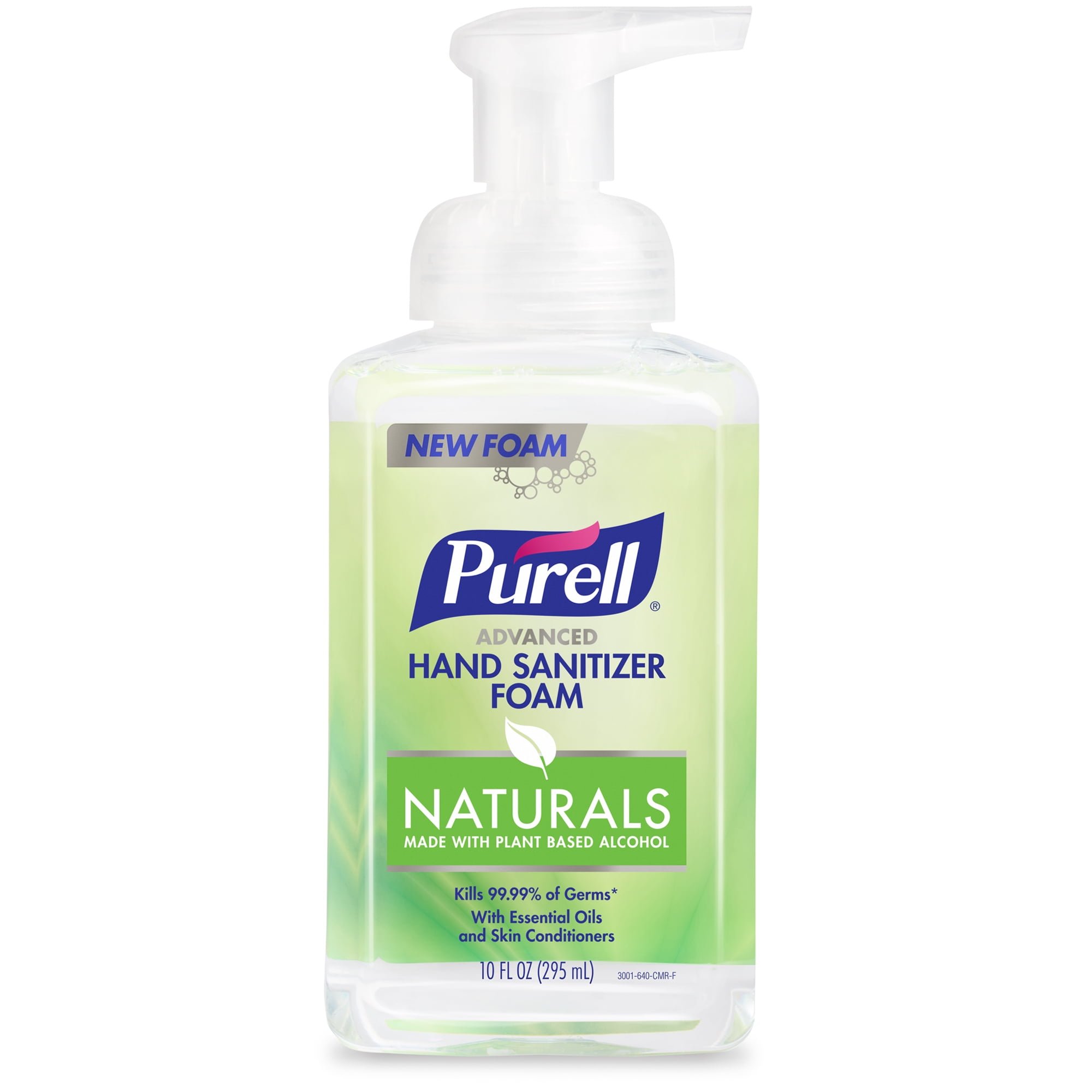 PURELL® Advanced Hand Sanitizer Naturals Foam, 10 oz Pump Bottle
