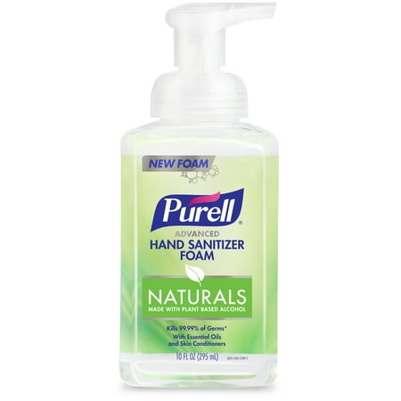 PURELL® Advanced Hand Sanitizer Naturals Foam, 10 oz Pump Bottle