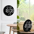 thumbnail image 3 of 9-inch creative dual-purpose LED clock multi-function living room clock bedside clock, 3 of 5