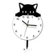 thumbnail image 2 of Reloj de pared con forma de gato, decoración del hogar, reloj de pared moderno silencioso para dormitorio, granja, 2 of 9