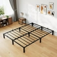 thumbnail image 7 of Full Bed Frame, 10" High Platform Bed Frame, with Storage Space, Heavy Duty Metal Platform Bed Frame, No Screws Needed, No Box Spring Needed, 800 Lbs Capacity, 7 of 7