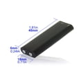 thumbnail image 4 of Mini Spy Audio Recorder Voice Listening Device 96 Hours 8Gb Bug New Black, 4 of 10
