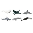 thumbnail image 3 of 6x Simulación Plástico Miniatura Sea Life Animal Modelo Estatuilla Juguetes Educativos Yotijar Mini figura realista, 3 of 7